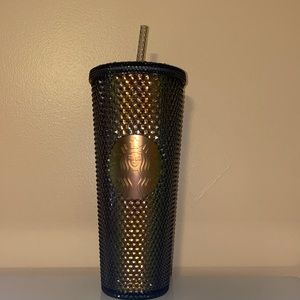 Starbucks venti studded oil slick tumbler
